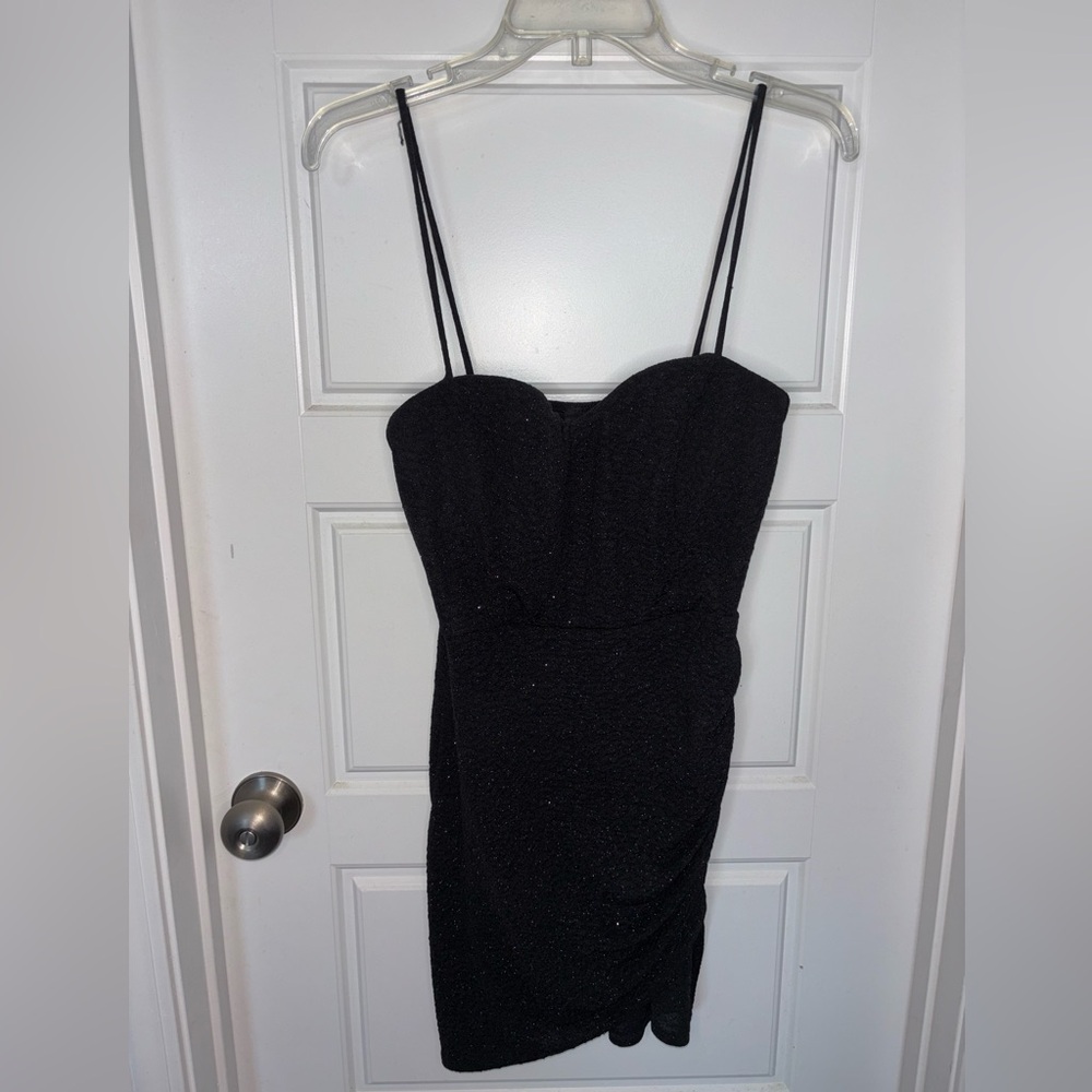 Women’s Large Windsor Elegant Black Glitter Dress‎